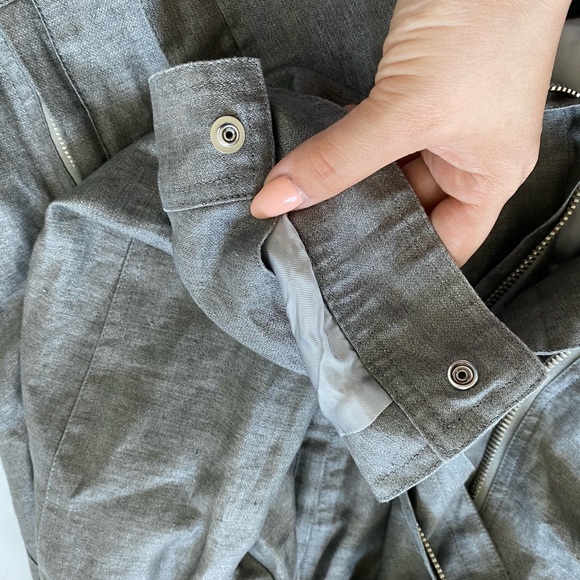 Simon Spurr | Linen motto zipper jacket - Picture 8 of 8